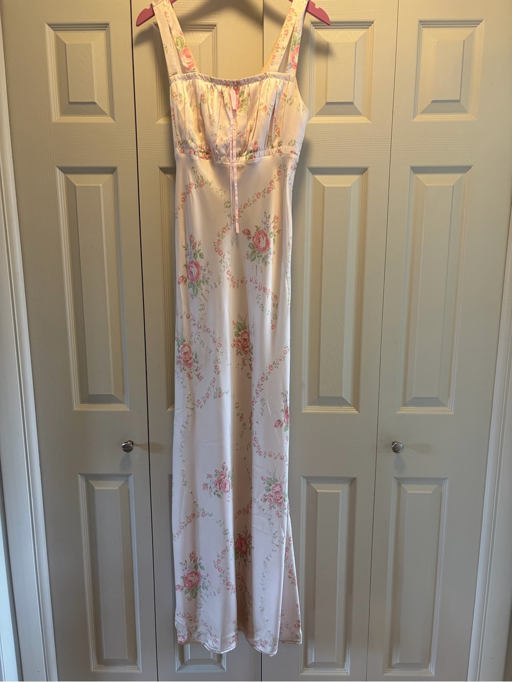 Loveshackfancy Kyan Silk Floral Maxi Dress 6 Read Description - Picture 4 of 12